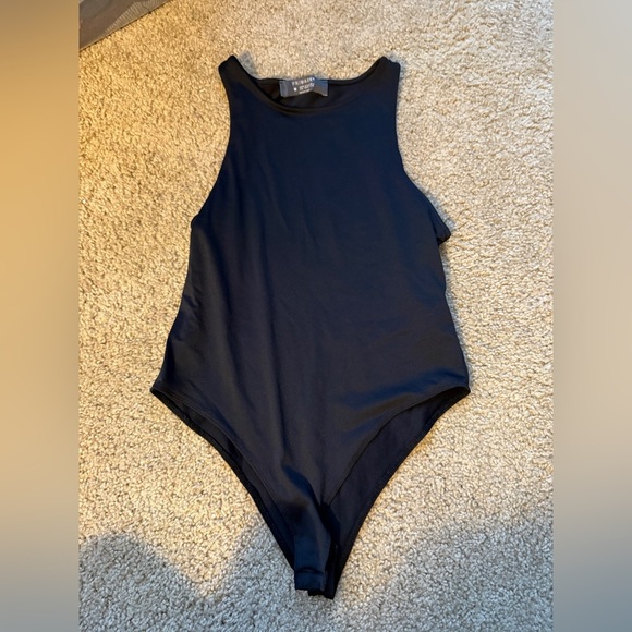 Primark Bodysuit Black High Neck - Picture 1 of 6